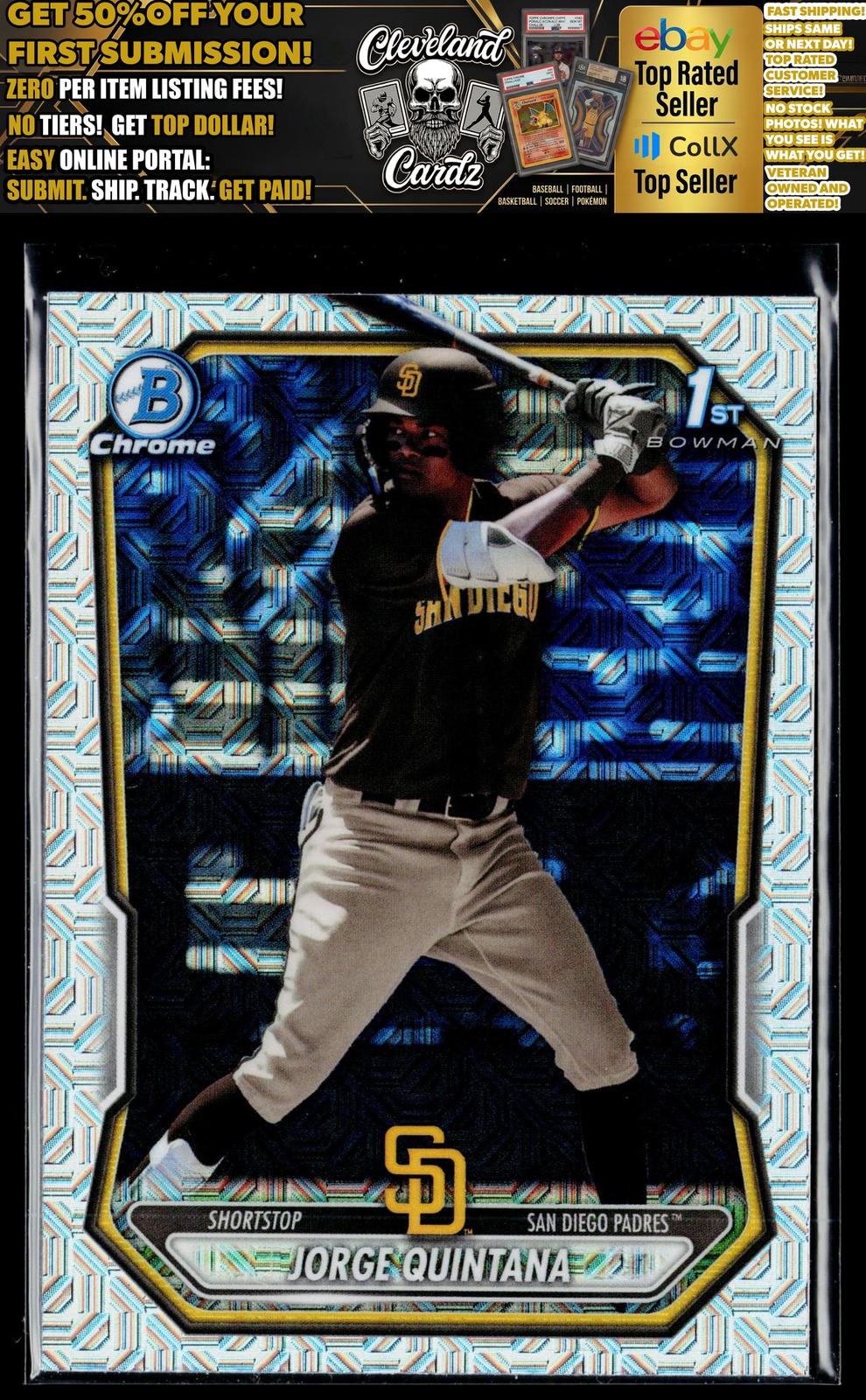 2026 Bowman #BCP-93 Jorge Quintana Chrome Prospects Mojo Refractor