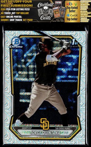 2026 Bowman #BCP-93 Jorge Quintana Chrome Prospects Mojo Refractor