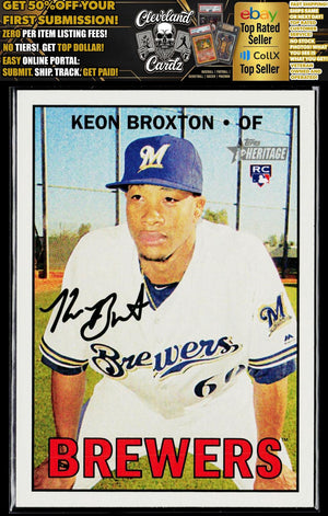 2016 Topps Heritage #522 Keon Broxton