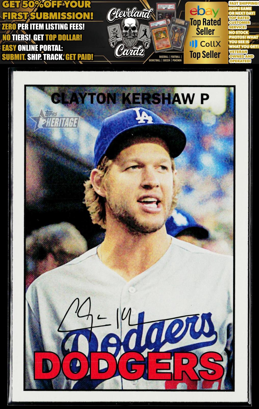 2016 Topps Heritage #426 Clayton Kershaw