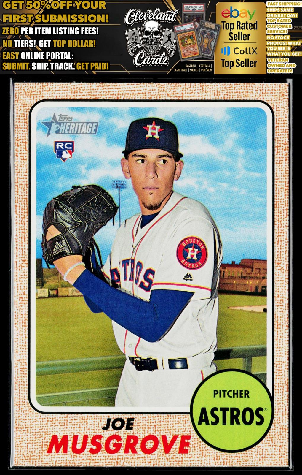 2017 Topps Heritage #331 Joe Musgrove