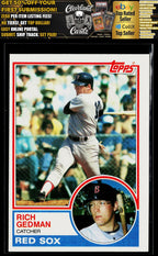 1983 Topps #602 Rich Gedman