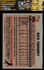 1983 Topps #739 Rick Ownbey
