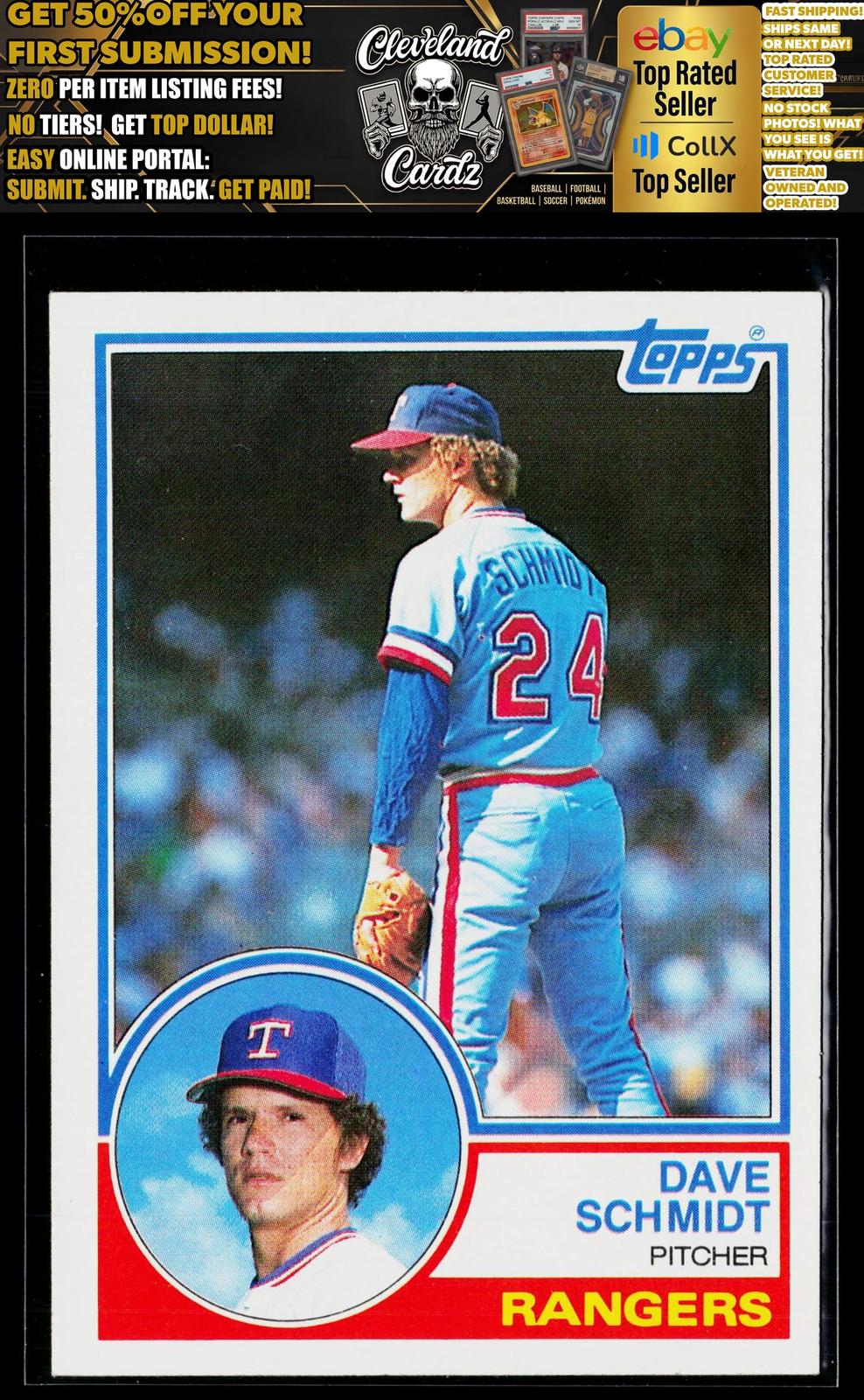 1983 Topps #116 Dave Schmidt
