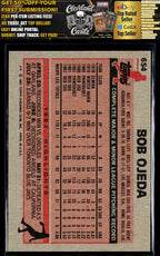 1983 Topps #654 Bob Ojeda