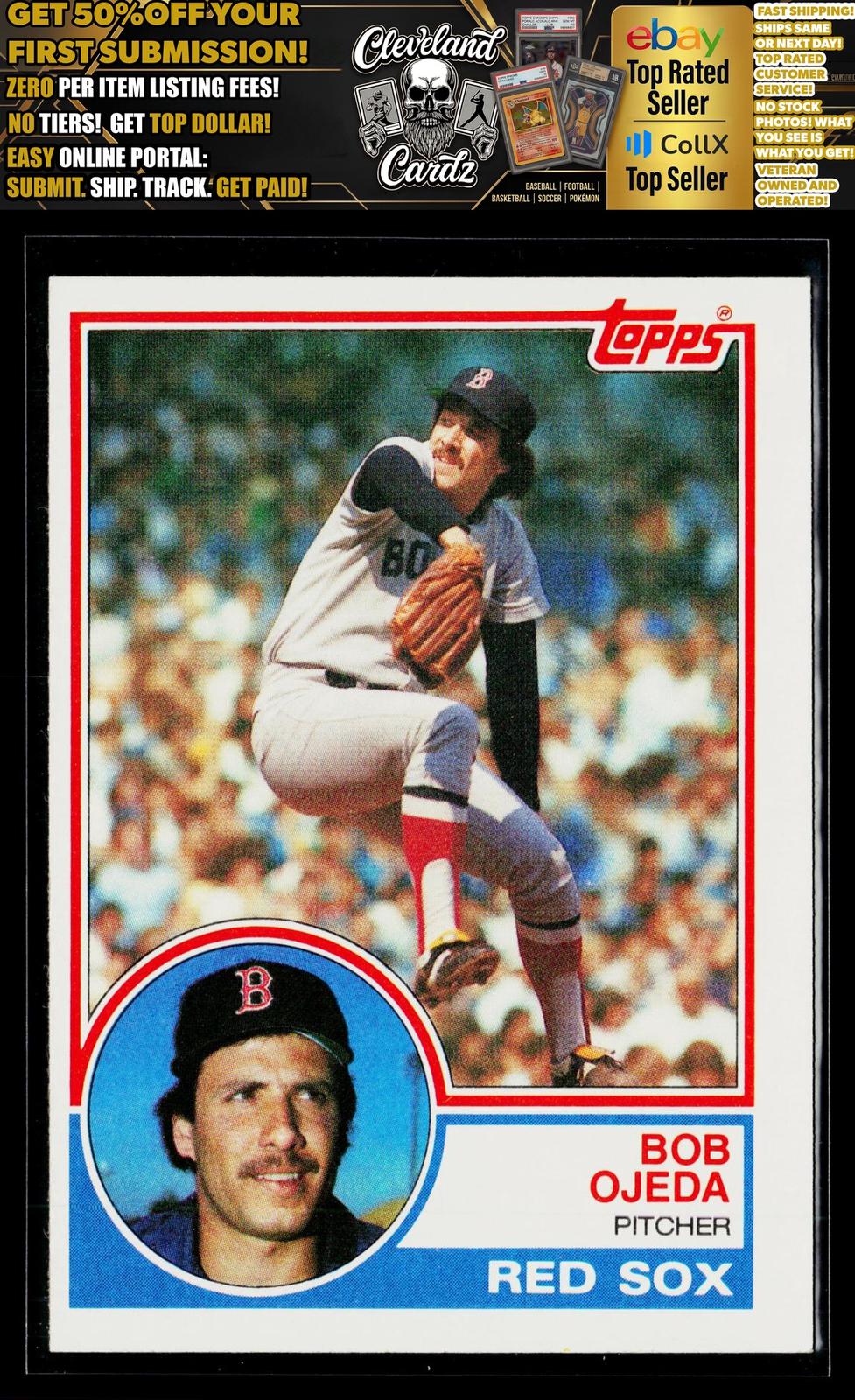 1983 Topps #654 Bob Ojeda