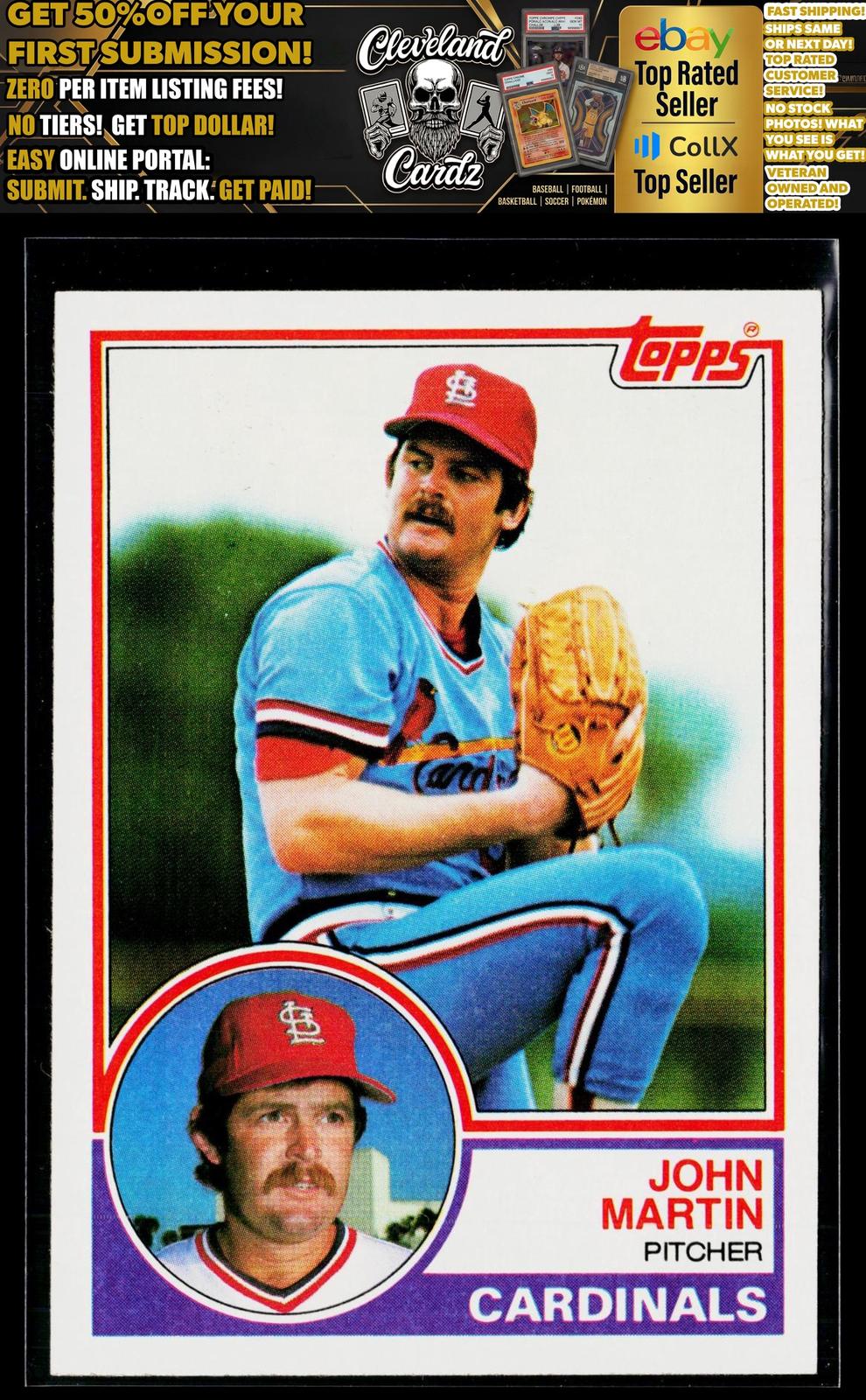 1983 Topps #721 John Martin