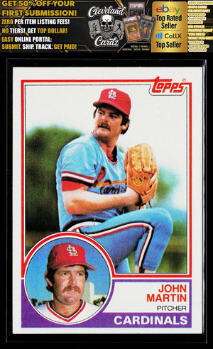 1983 Topps #721 John Martin