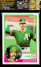 1983 Topps #286 Rick Langford