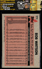 1983 Topps #572 Bob Watson