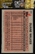 1983 Topps #243 Duane Walker