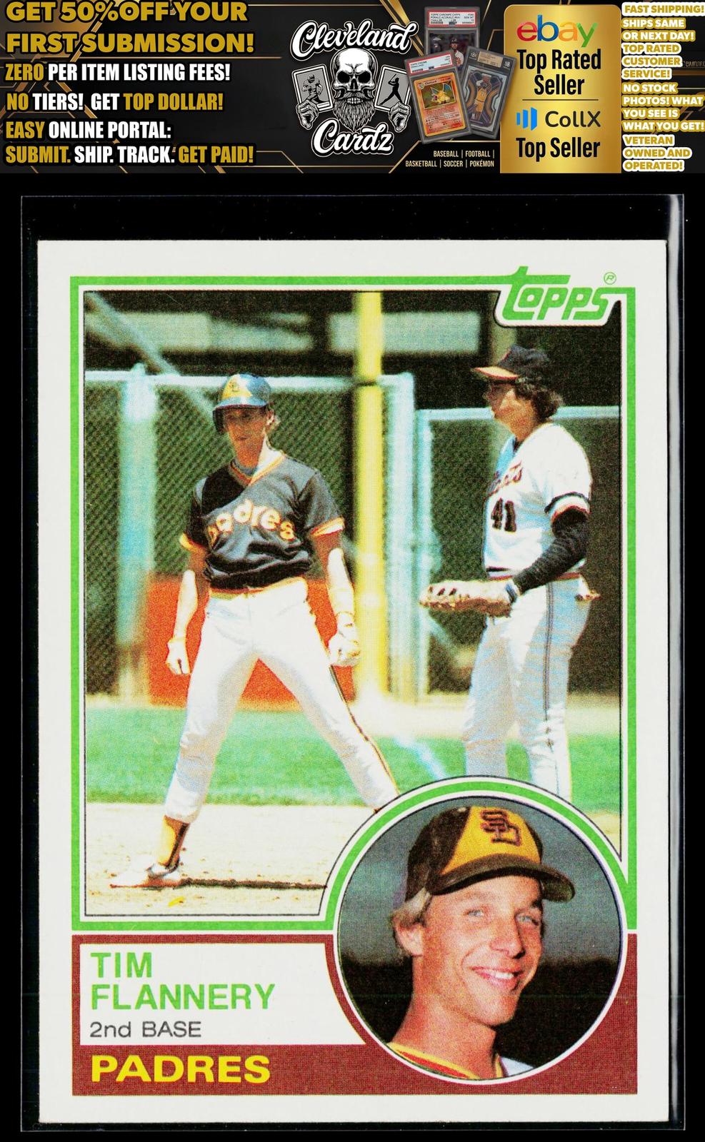 1983 Topps #38 Tim Flannery