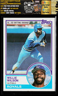1983 Topps #710 Willie Wilson *BLANK BACK*