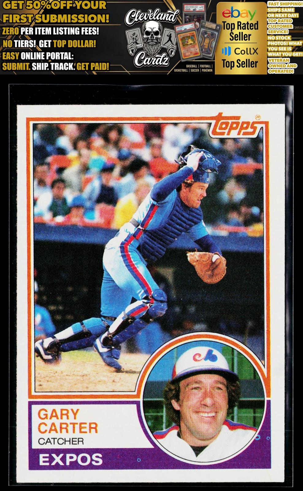 1983 Topps #370 Gary Carter