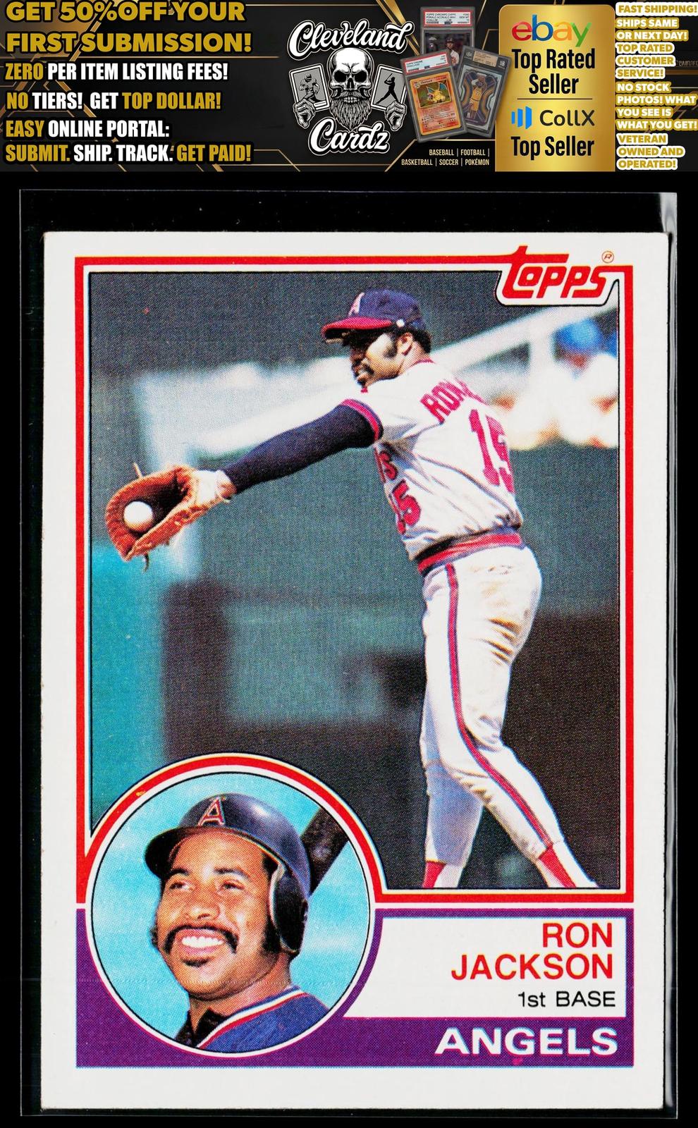 1983 Topps #262 Ron Jackson