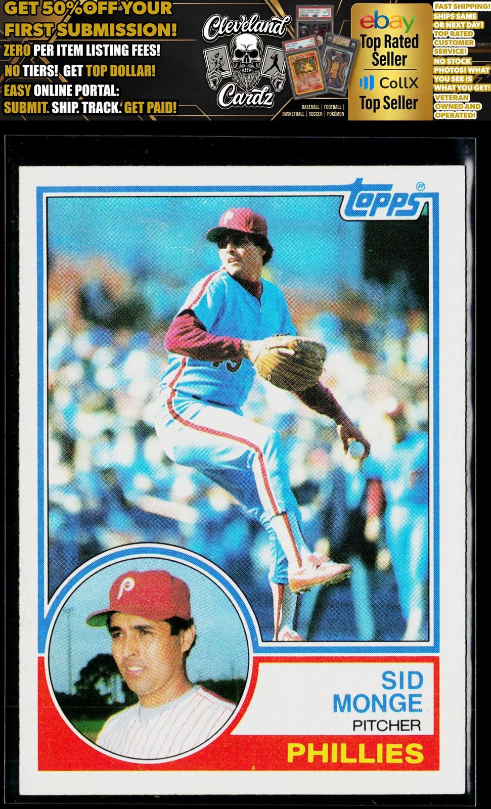 1983 Topps #564 Sid Monge