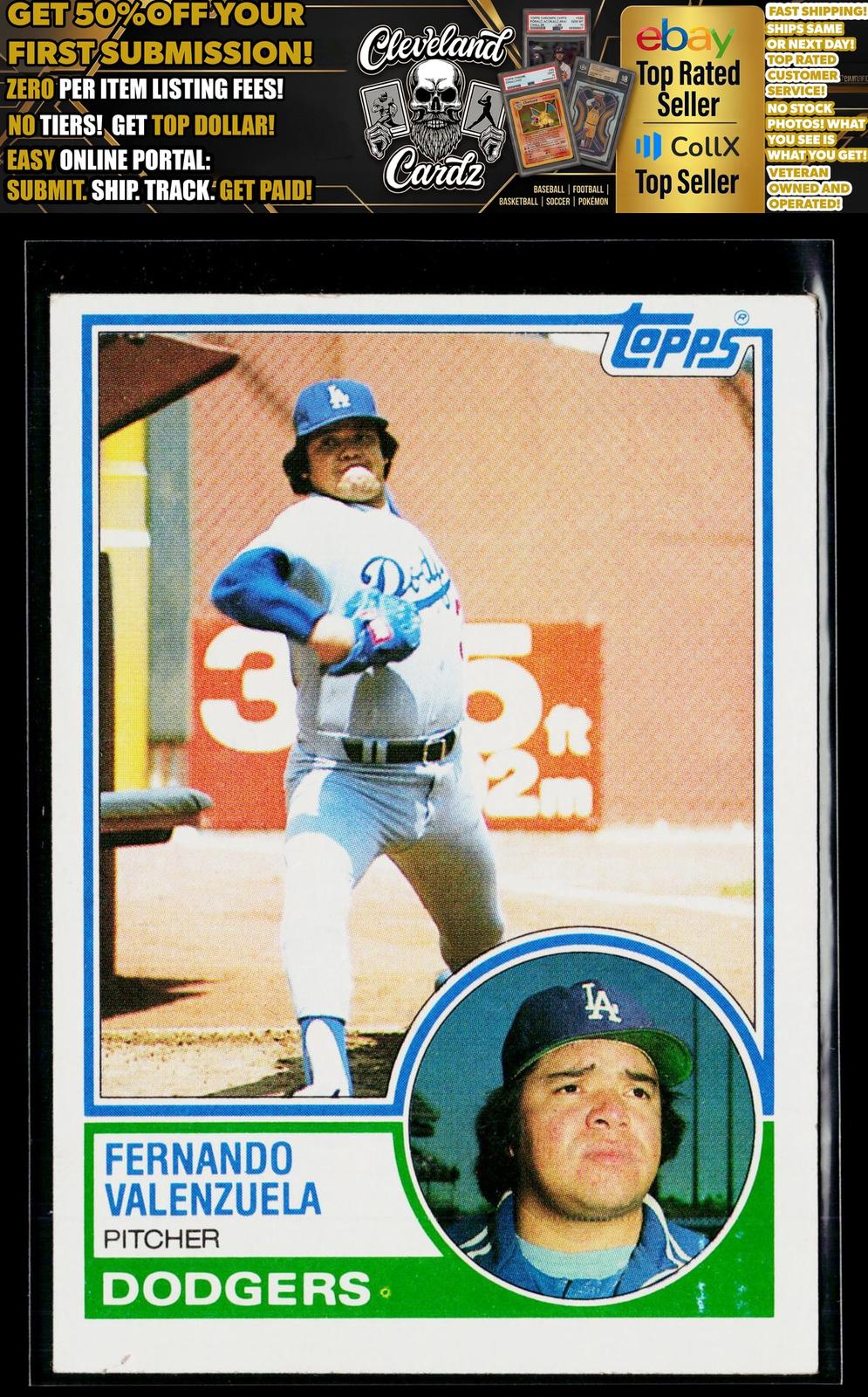 1983 Topps #40 Fernando Valenzuela