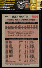 1983 Topps #156 Billy Martin