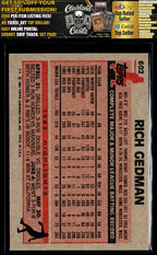 1983 Topps #602 Rich Gedman