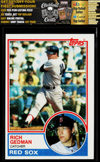 1983 Topps #602 Rich Gedman