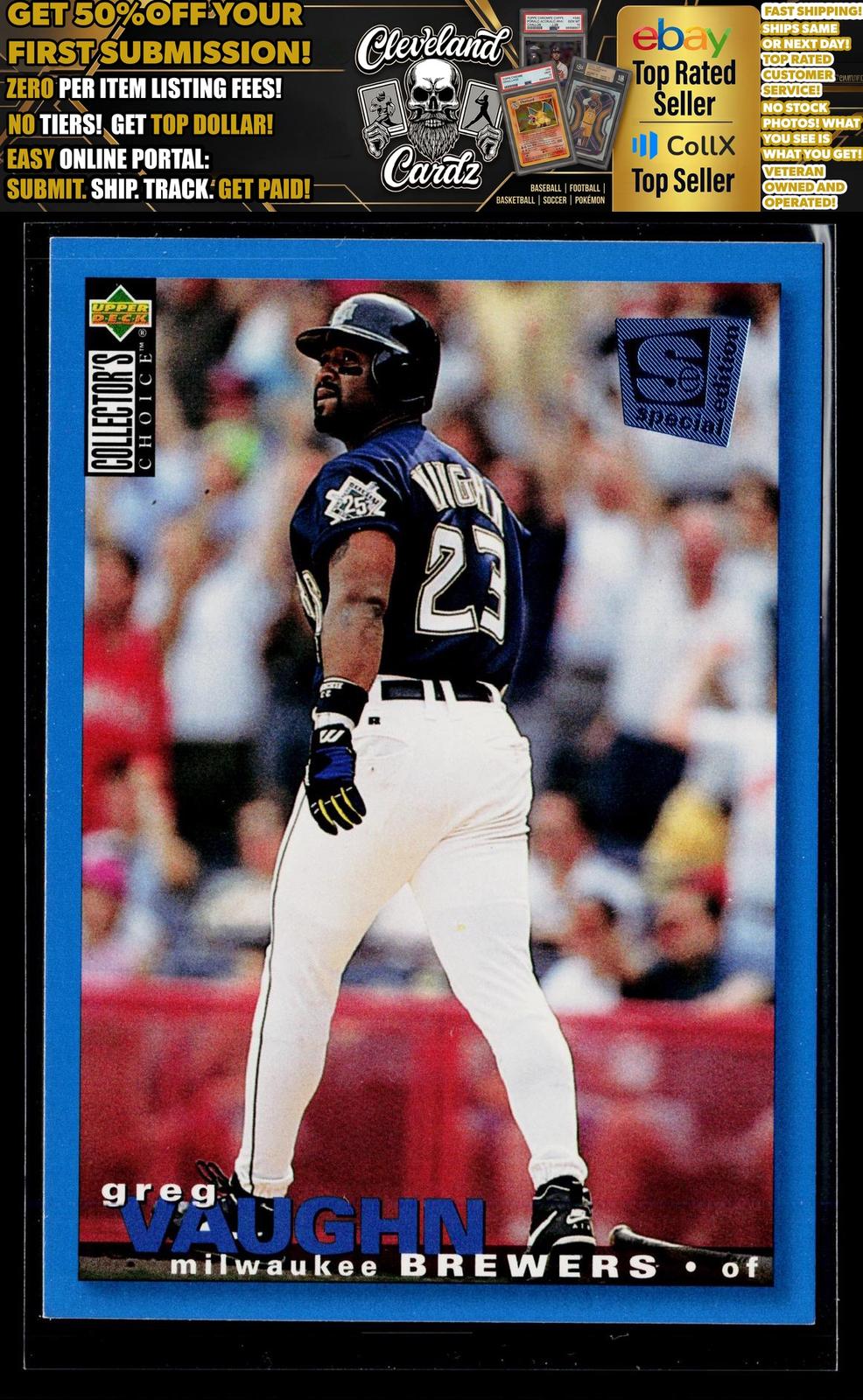1995 Collector's Choice SE #70 Greg Vaughn