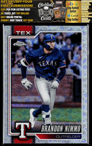 2026 Topps Chrome Logofractor Edition #101 Brandon Nimmo