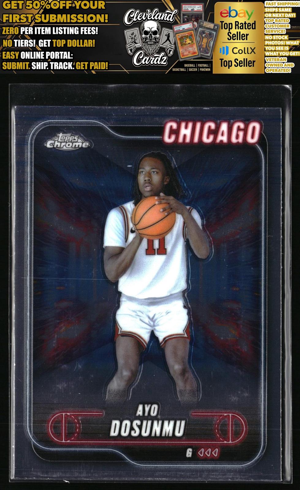 2024-25 Topps Chrome #58 Ayo Dosunmu