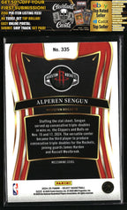 2024-25 Panini Select #335 Alperen Sengun