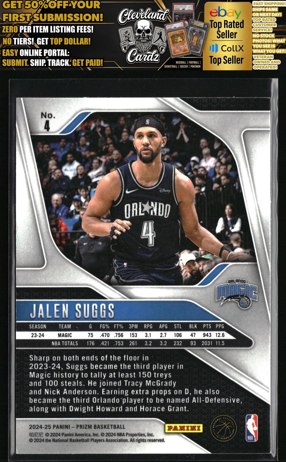 2024-25 Panini Prizm #4 Jalen Suggs
