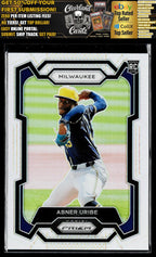 2024 Panini Prizm #210 Abner Uribe Blue Prizm #/199