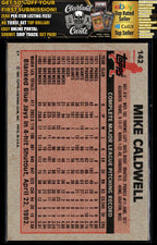 1983 Topps #142 Mike Caldwell
