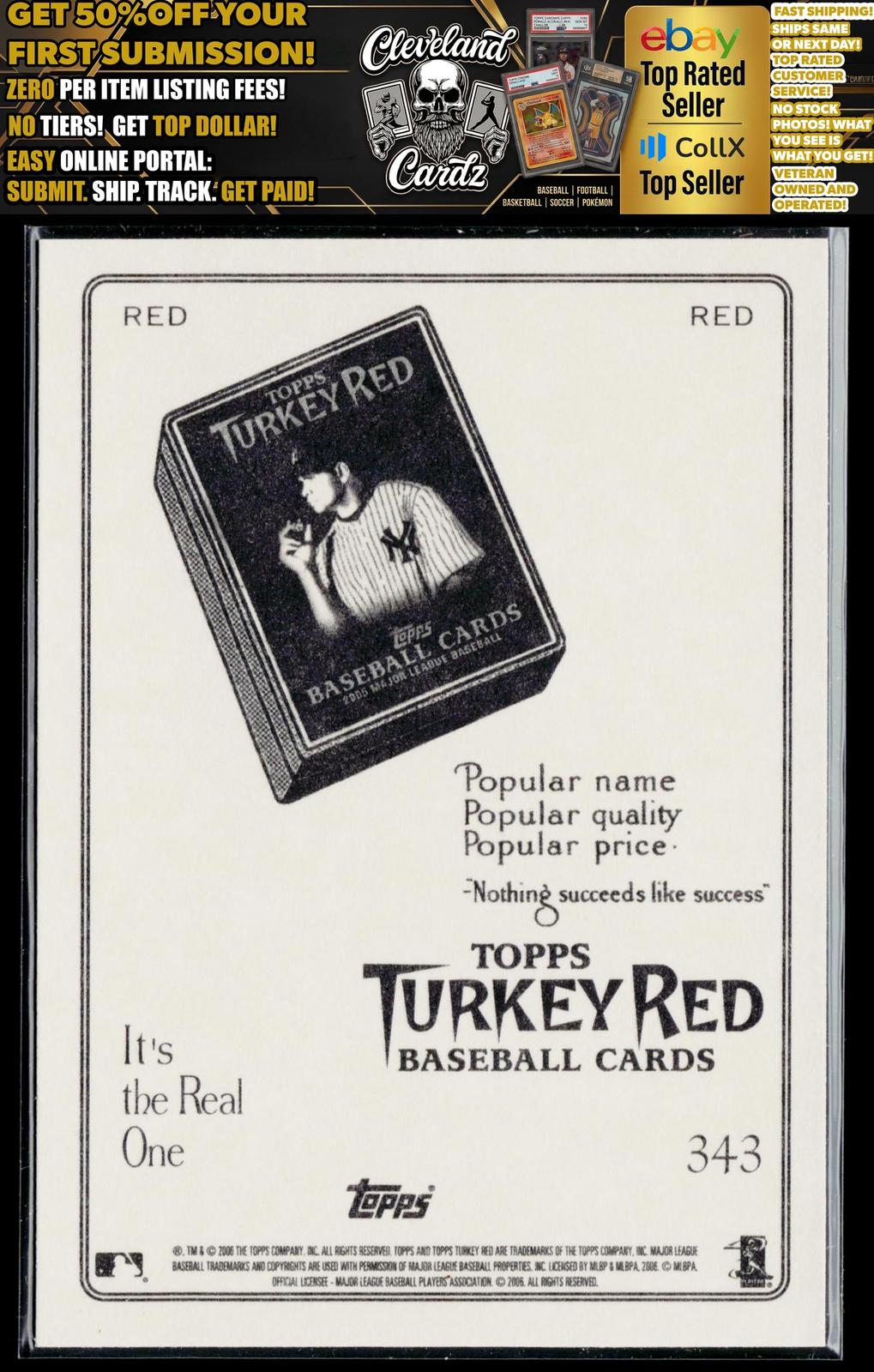 2006 Topps Turkey Red #343b Richie Sexson Red : Brewers