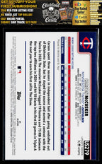 2025 Topps Update #US279 Carson McCusker Diamante Foil