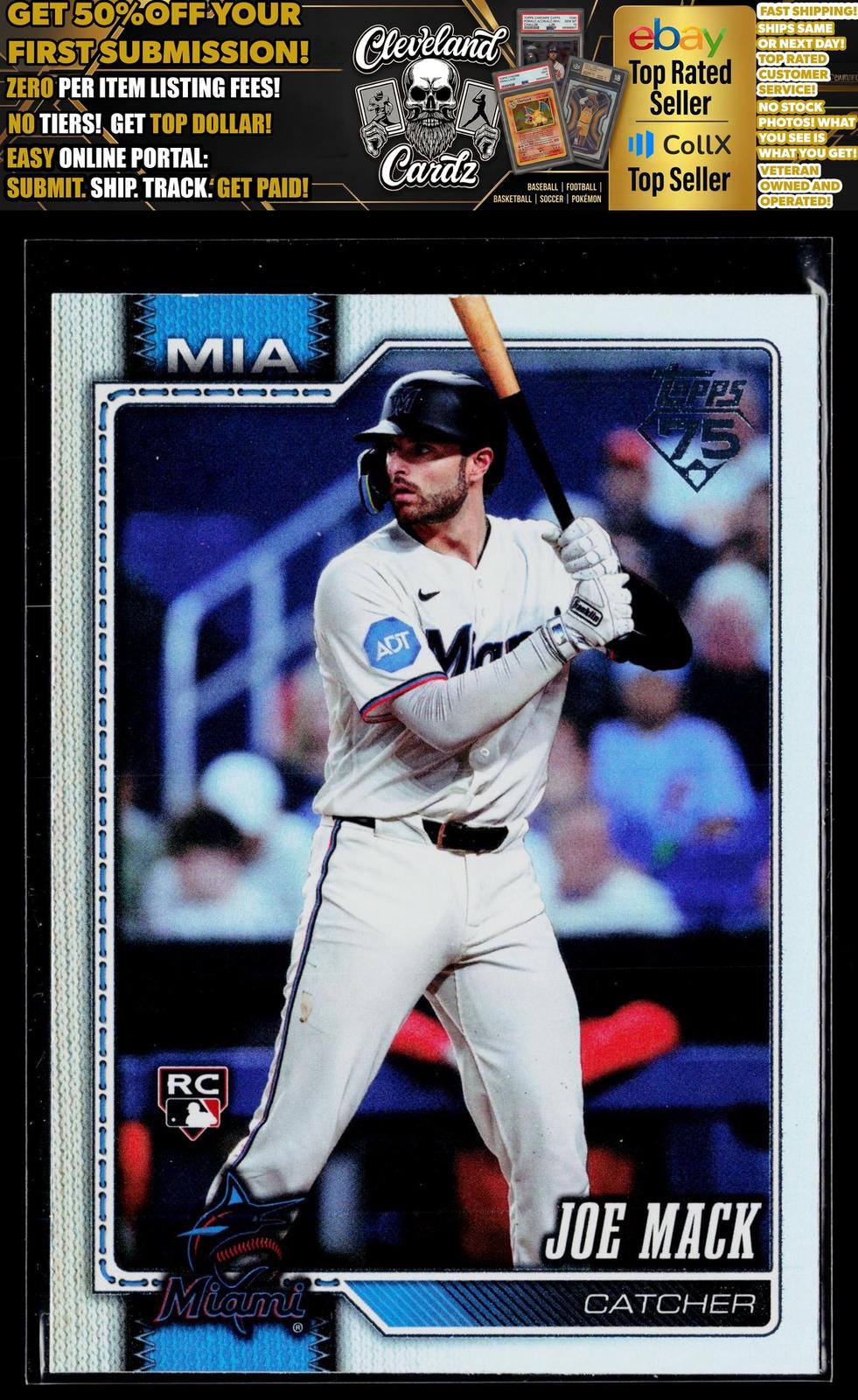 2026 Topps Update #US106 Joe Mack Rainbow Foil
