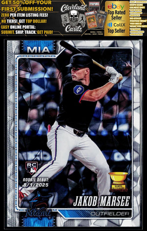 2026 Topps Update #US323 Jakob Marsee, Diamante Foil