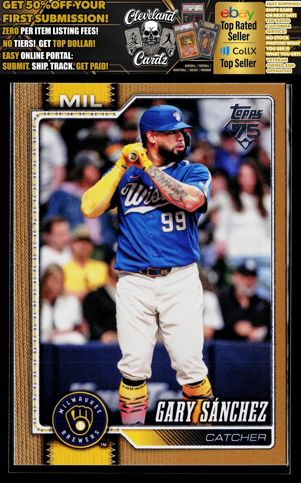 2026 Topps Update #US101 Gary Sánchez Gold #/2026