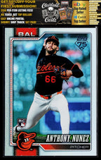 2026 Topps Update #US327 Anthony Nunez Rainbow Foil