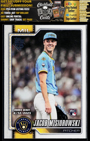 2026 Topps Update #US136 Jacob Misiorowski