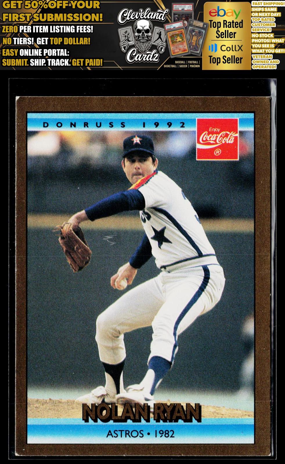 1992 Donruss Coca-Cola Nolan Ryan #16 Nolan Ryan