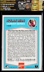 1992 Donruss Coca-Cola Nolan Ryan #7 Nolan Ryan