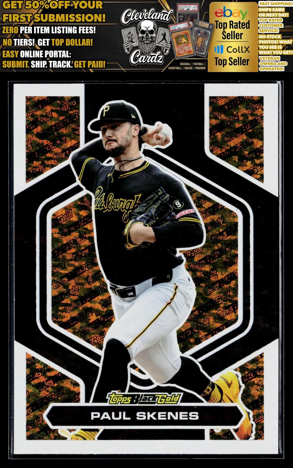 2026 Topps Update #BG-24 Paul Skenes Topps Black Gold