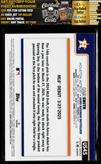 2025 Topps Update #US45 Cam Smith Silver Foilboard