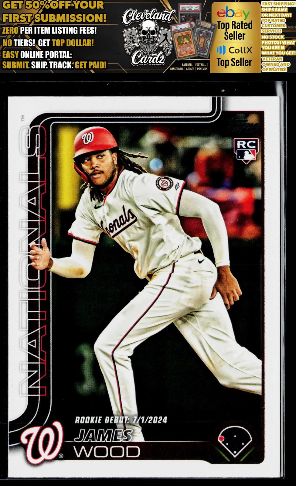 2025 Topps Update #CC3-13 James Wood Super Box Companion Cards