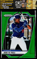2025 Panini Prizm #267 Josue De Paula Green Prizm