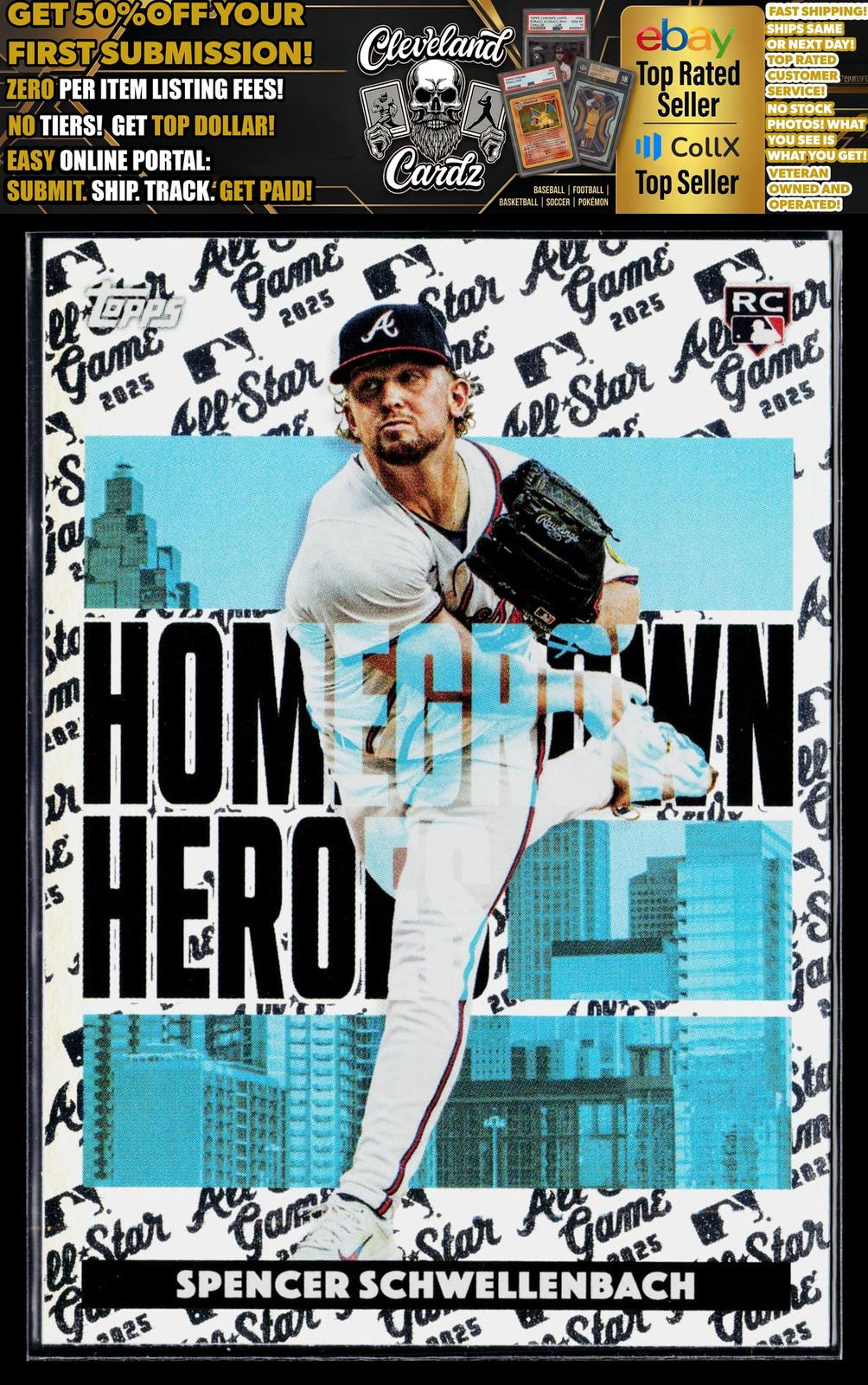 2025 Topps All-Star Game #HH-15 Spencer Schwellenbach Homegrown Heroes