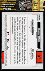 2026 Topps Update #US267 Gimme an 'O (Pete Alonso/Gunnar Henderson) Rainbow Foil
