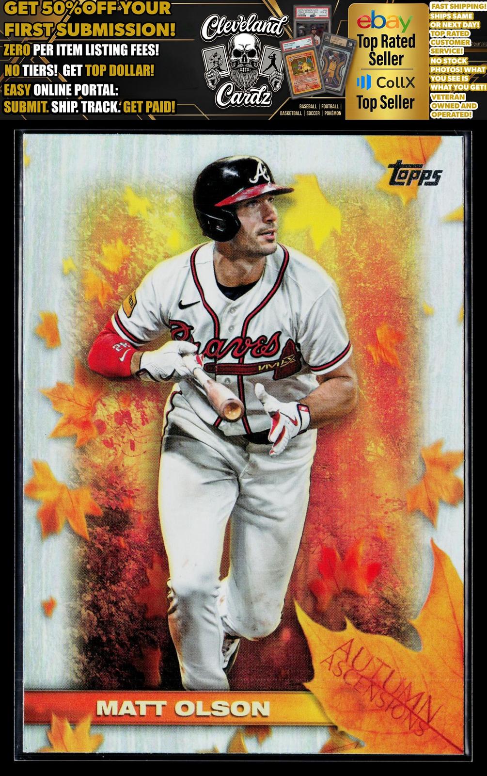 2026 Topps Update #AA-12 Matt Olson Autumn Ascensions