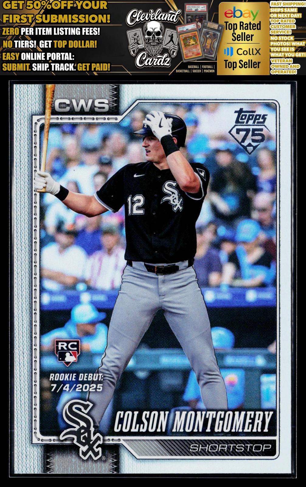 2026 Topps Update #US125 Colson Montgomery