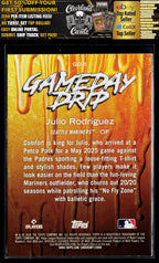2026 Topps #GD-5 Julio Rodriguez Gameday Drip