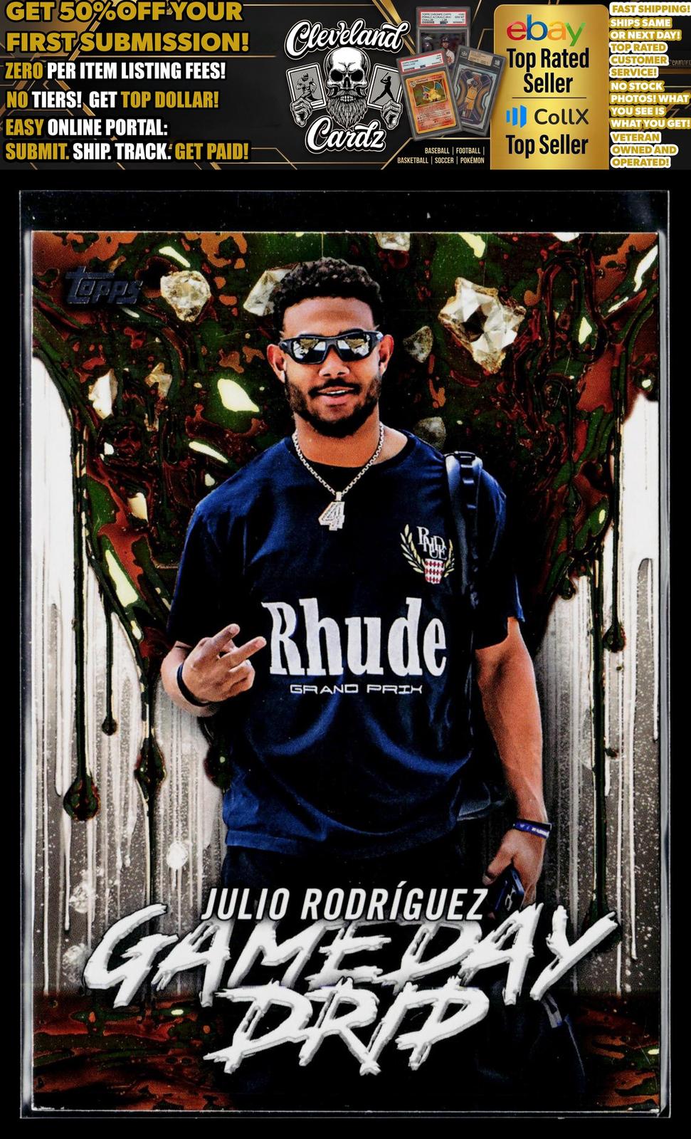 2026 Topps #GD-5 Julio Rodriguez Gameday Drip